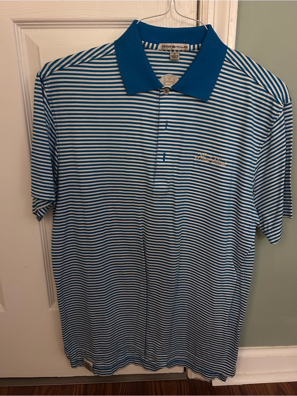 Peter Millar Sea Island Polo Shirt Small